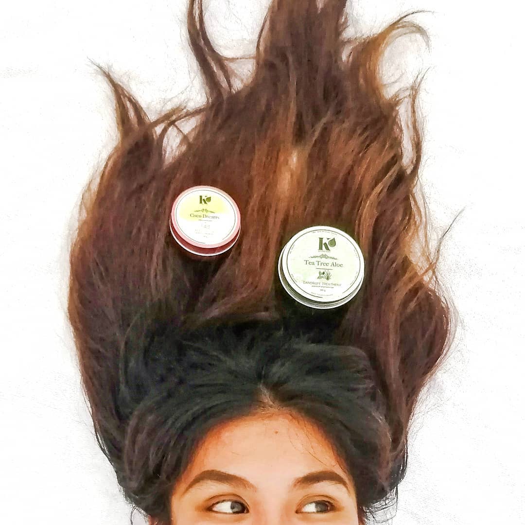 Ljona's Experience of the Kathare Shampoo and Conditioner Bars: it does moisturize my hair and it makes my hair silky, smooth, and shiny.