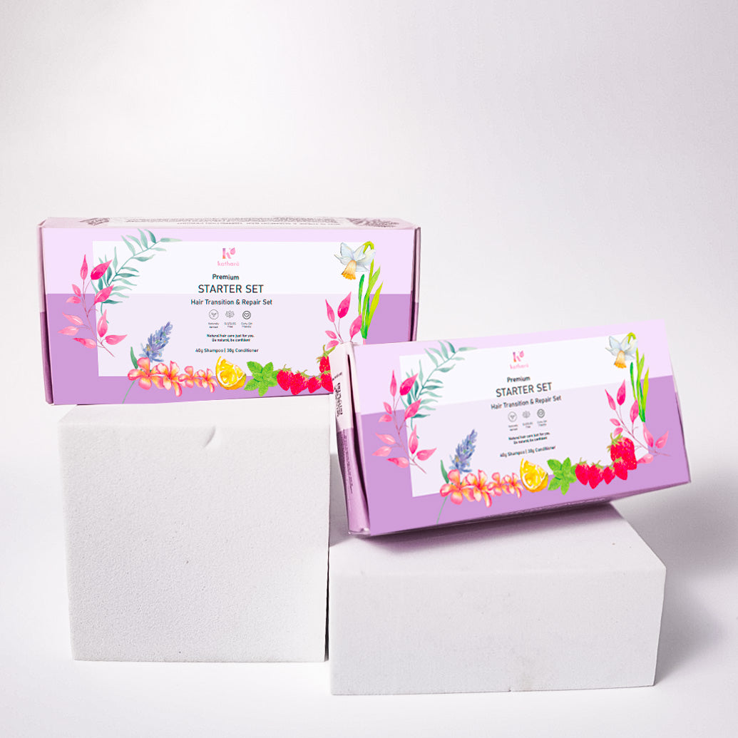 Hair Transition and Repair Set | Shampoo and Conditioner Bar Set