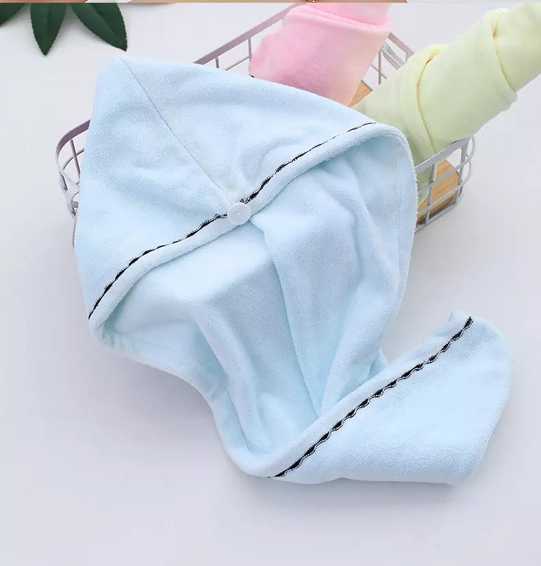 High Quality Fast Drying Microfiber Hair Towel (adult size)