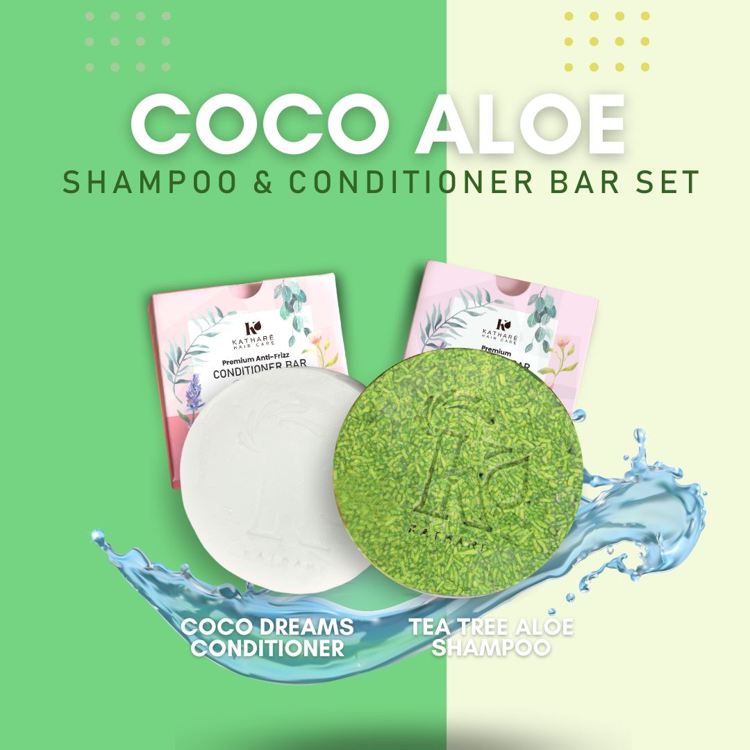 Shampoo and Conditioner Bar Set (Eco-value Bars)