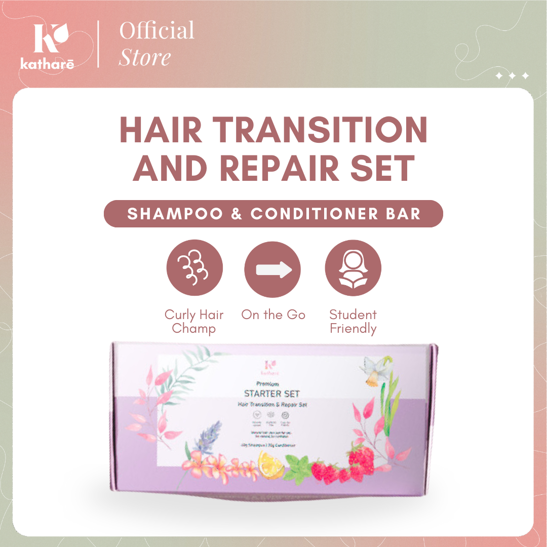 Hair Transition and Repair Set | Shampoo and Conditioner Bar Set