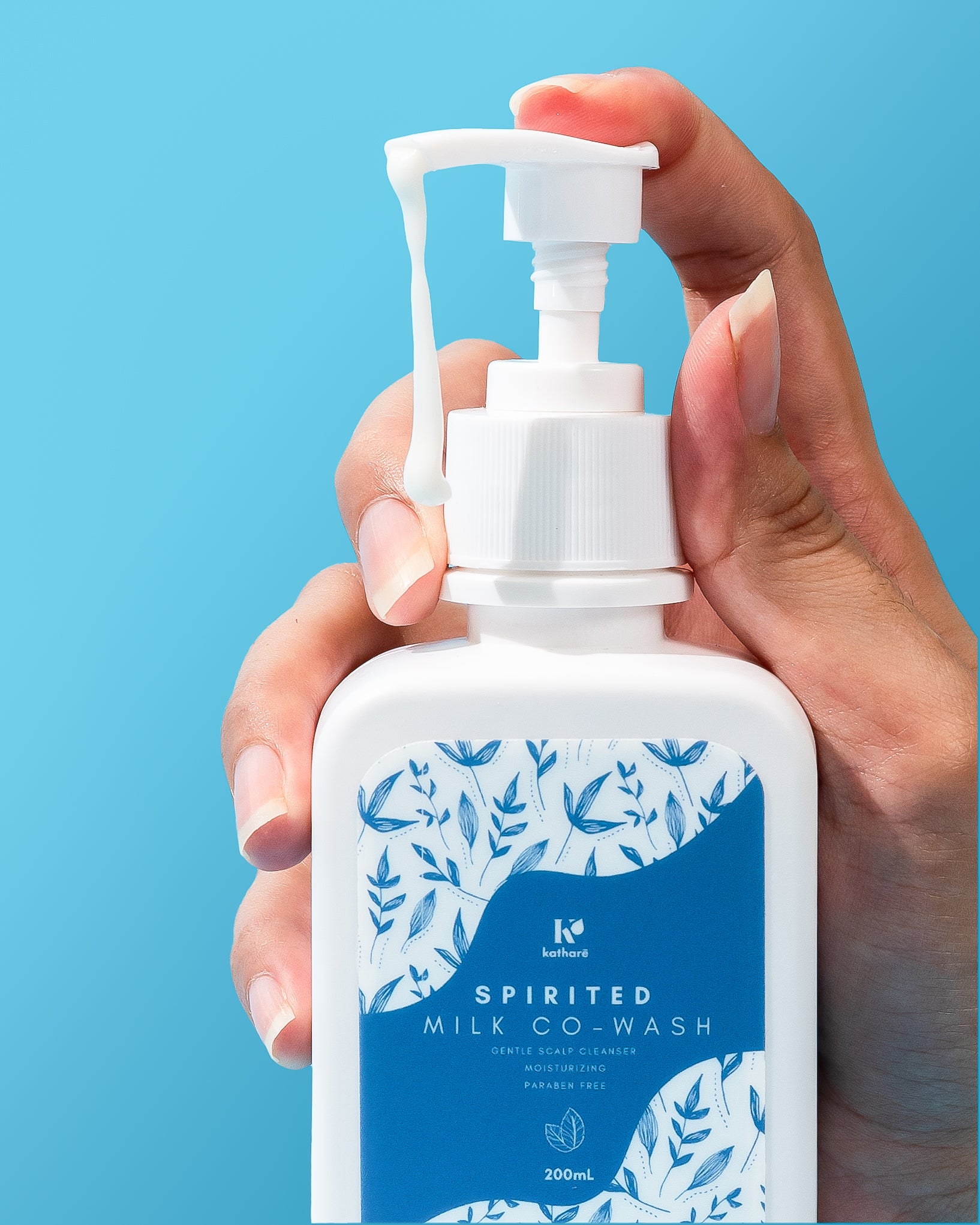 Katharē Spirited Co-Wash | Gentle Scalp Cleanser for Hydrated, Frizz-Free Hair