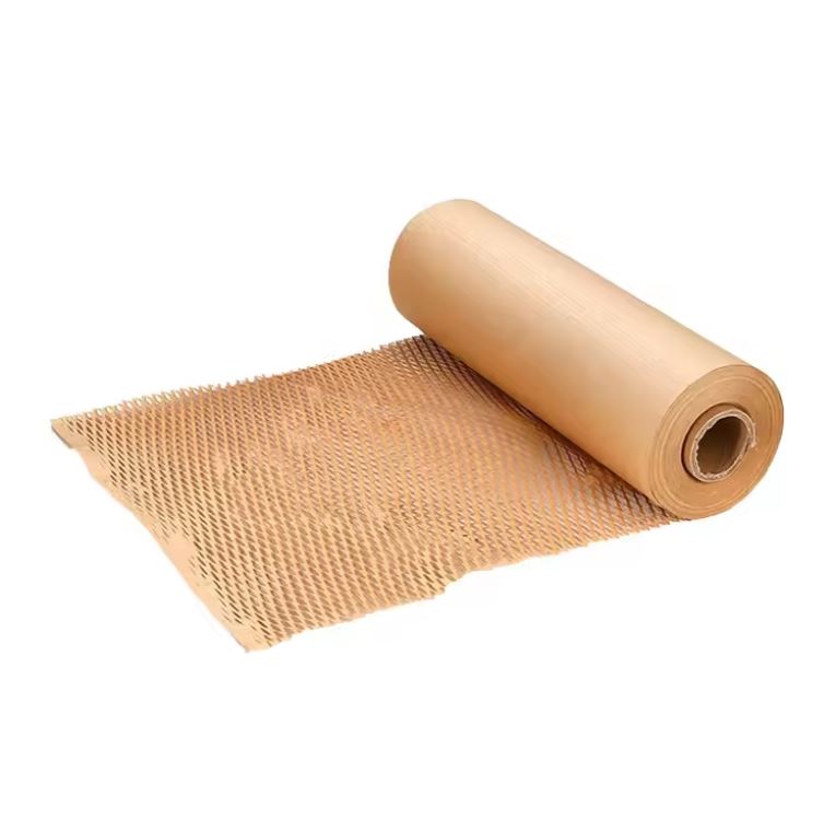 100m Eco-Friendly Kraft Honeycomb Paper for Gifting or Gift Wrapping