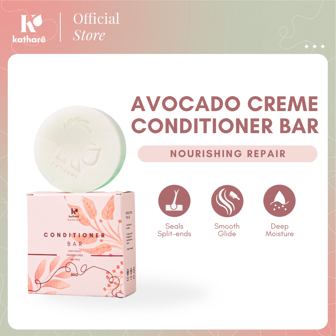 Avocado Crème Conditioner Bar 50g | Repairing