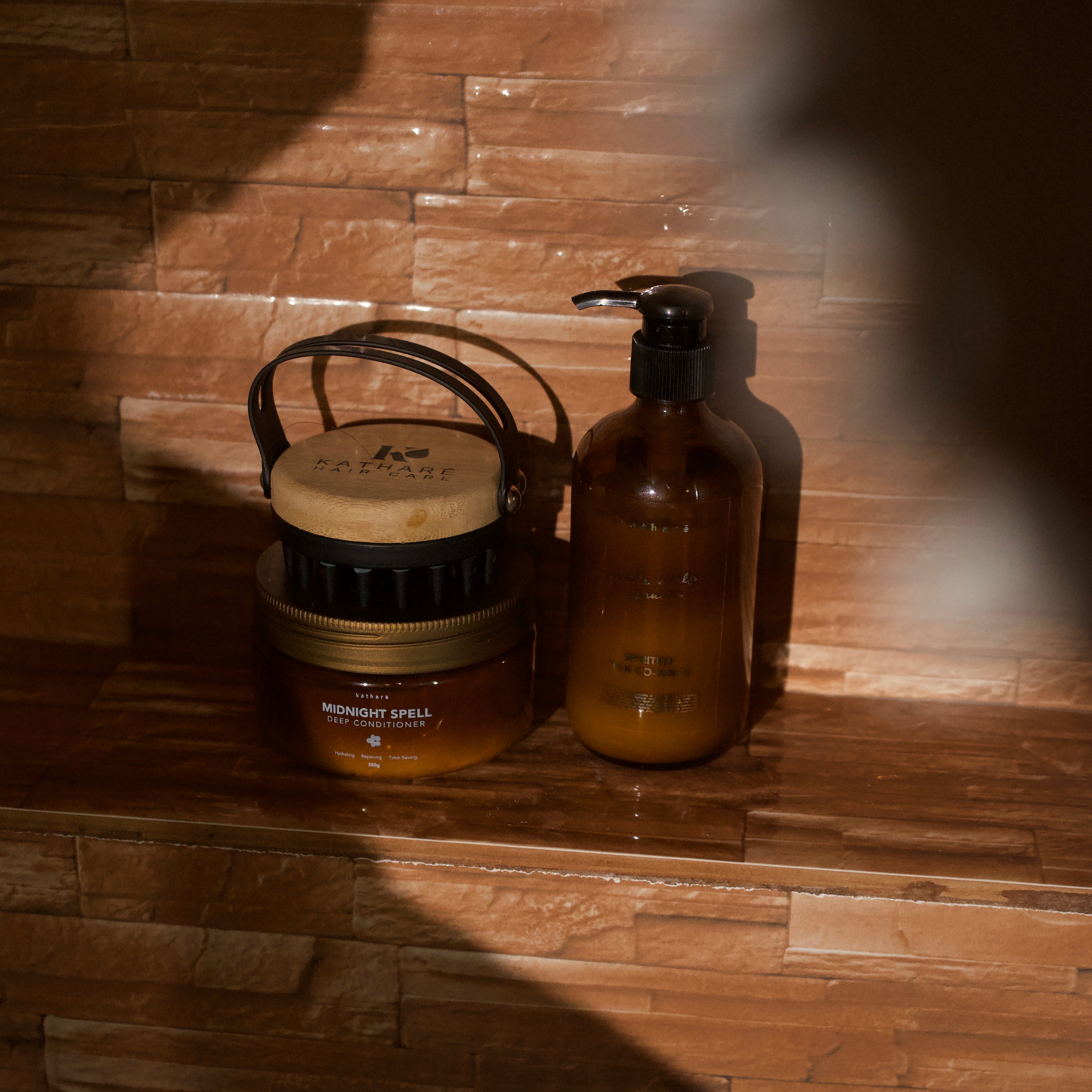 Katharē The Frizz-Free Fundamentals: Your Essential Frizz & Humidity Kit