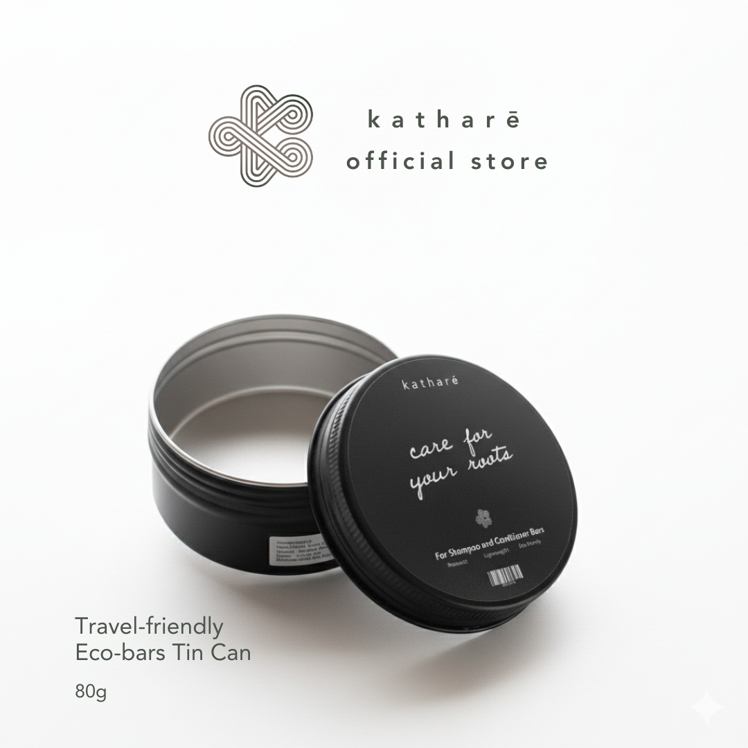 Tin Can: Convenient Storage Solution for Shampoo and Conditioner Bars