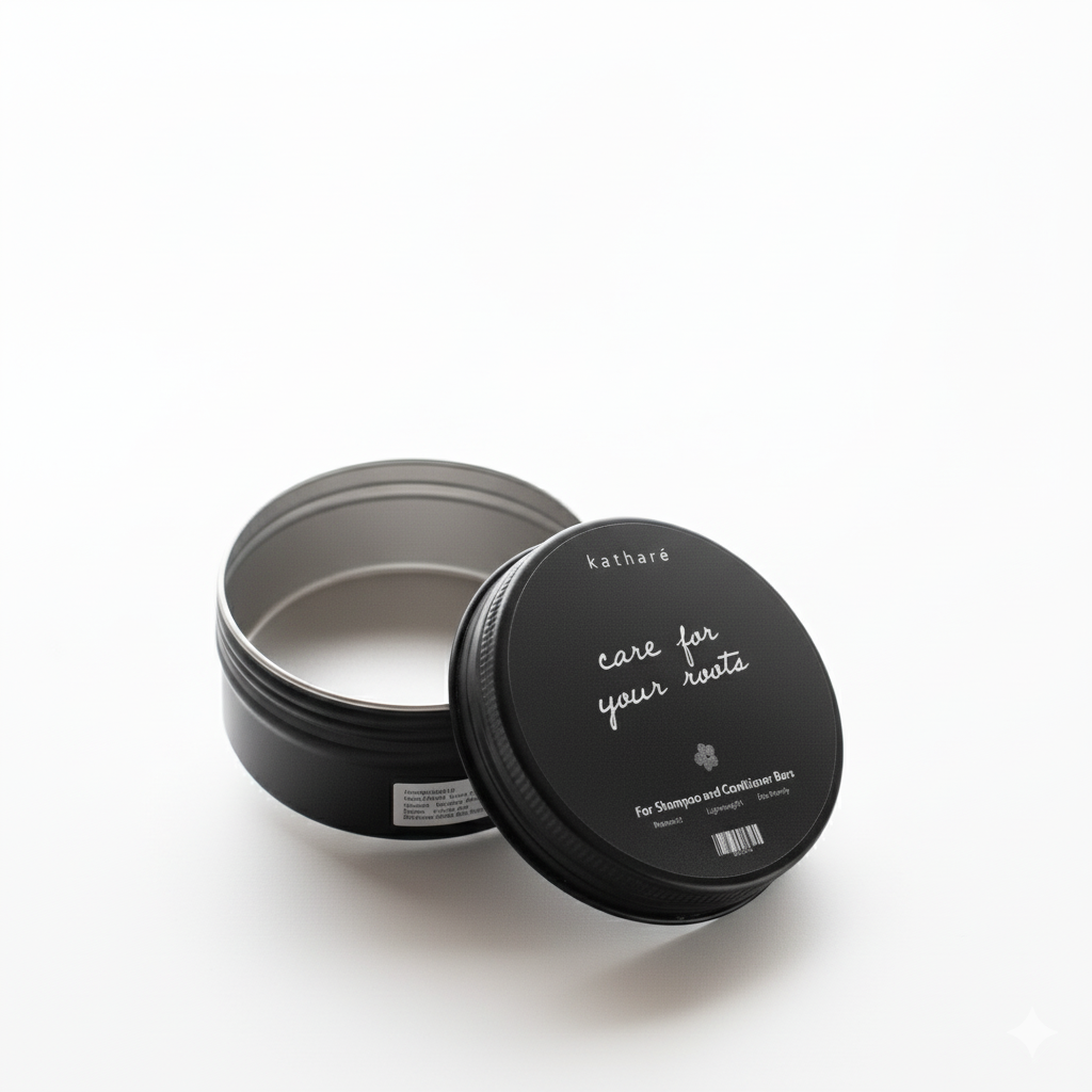 Tin Can: Convenient Storage Solution for Shampoo and Conditioner Bars