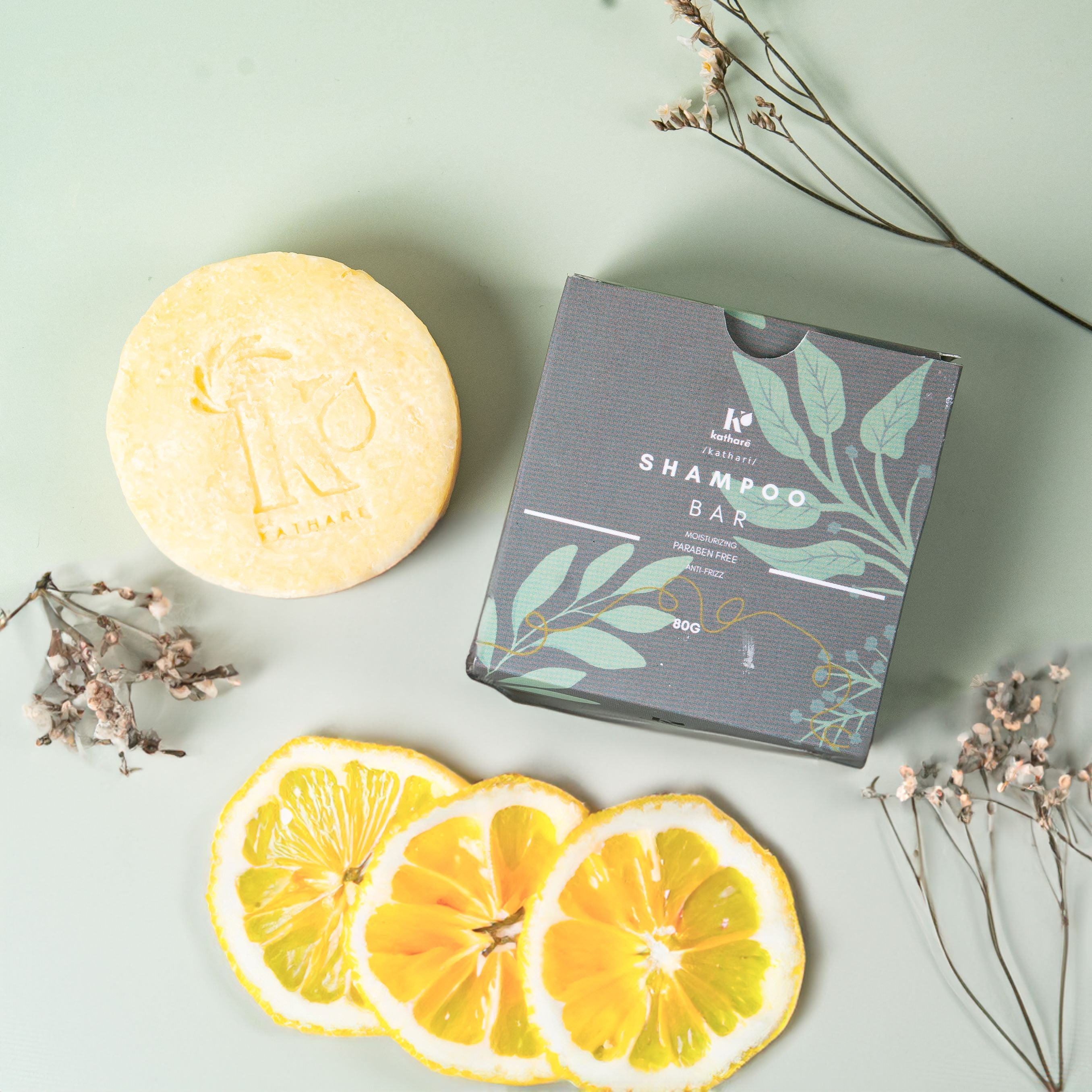 Ginger Lemon Zest Shampoo Bar | Hair Growth