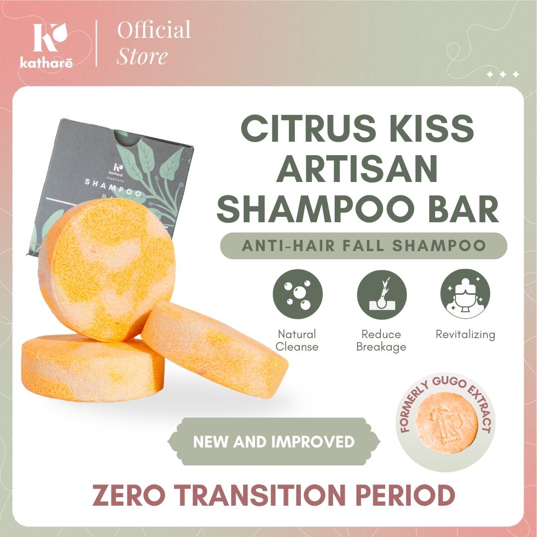 Citrus Kiss Artisan Shampoo Bar | Anti Hair-Fall