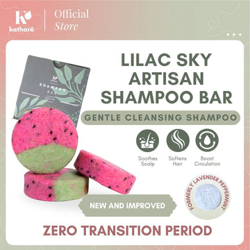 Lilac Sky Artisan Shampoo Bar | Calming Cleanse for Filipino Hair