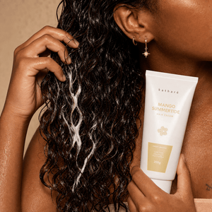 Mango Summertide | Anti-Frizz and Curl Defining Hair Cream - Katharē Hair Care