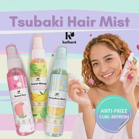 Katharé Hair Care Tsubaki Oil-Infused Hair Hydration Mist